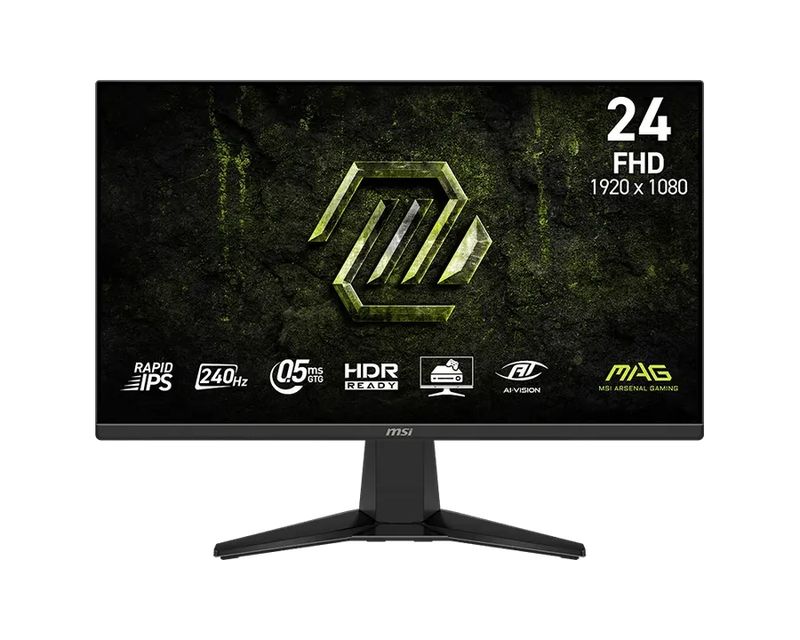 MSI MAG 245F X24 24 FHD 1920x1080 Rapid IPS 240Hz HDR Ready FreeSync Premium