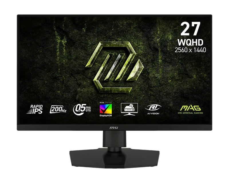 MSI MAG 274QPF E20 27 QHD 2560x1440 200Hz HDR FreeSync Premium, Pivot, Hauteur