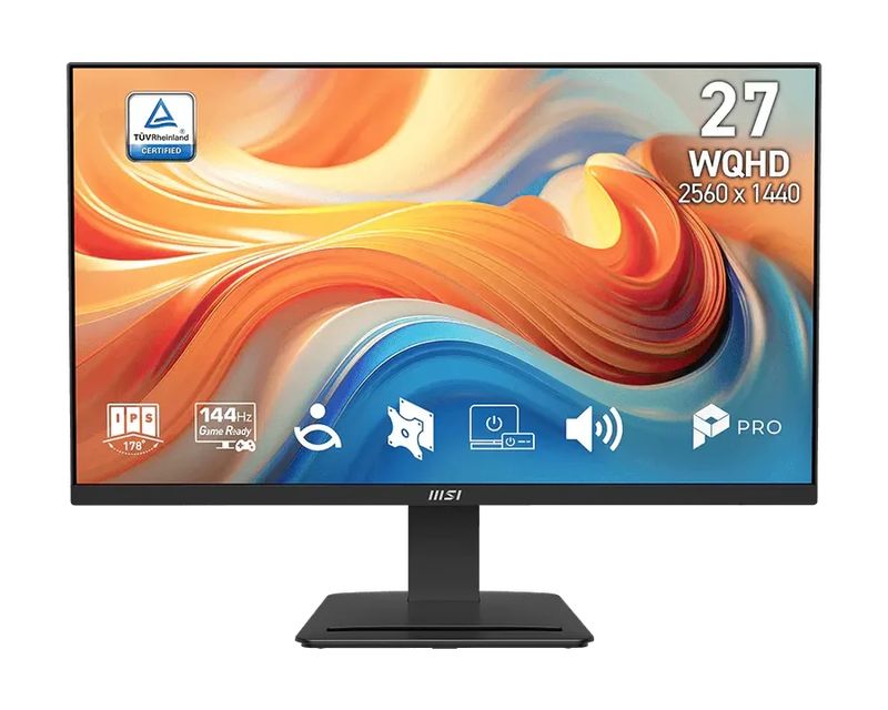 MSI PRO MP273Q E14 27 QHD IPS 144hz HDR HDMI,DP Moniteur (PROMP273QE14)