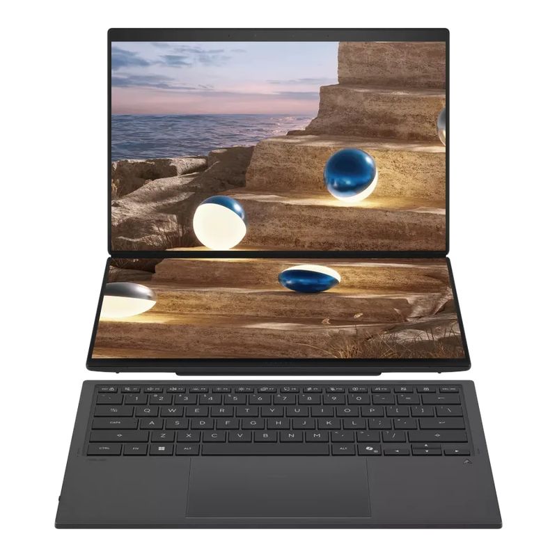 ASUS Zenbook DUO UX8407AA-DS71T-CA Gris 14 WQXGA+ 2880x1800 OLED TouchScreen Int