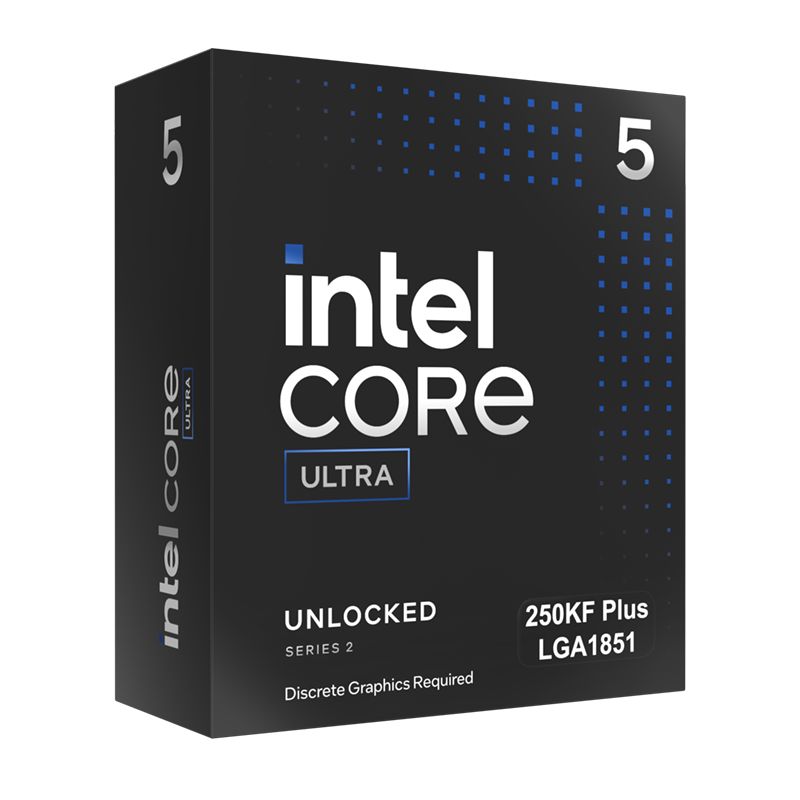 Intel Series 2 Core Ultra 5 250KF Plus 18-Core (6P+12E) 4.25.5GHz LGA1851 125W A