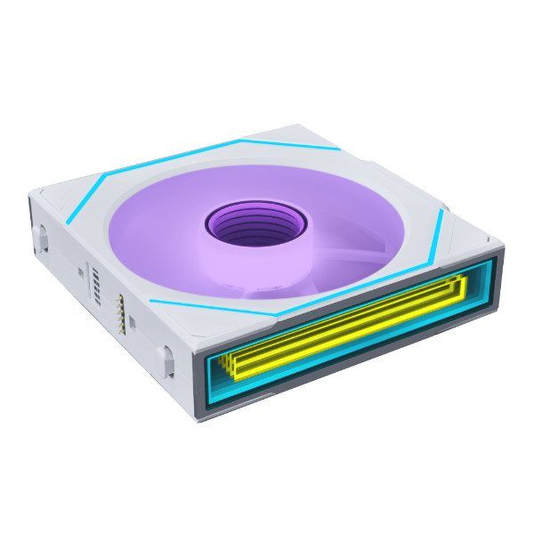 Lian Li UNI FAN SL-INF WIRELESS 120 Reversed Blade Blanc 120mm ARGB