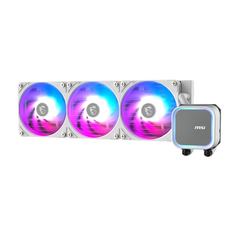 MSI MAG Coreliquid A13 360 Blanc ARGB 360mm AIO Liquid CPU Cooler (CLA13360)