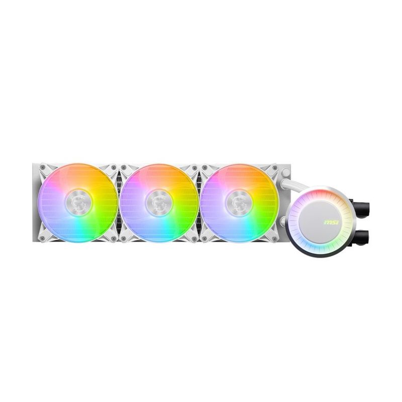 MSI MAG CORELIQUID E360 Blanc ARGB 360mm AIO Liquid CPU Cooler (CLE360WT)