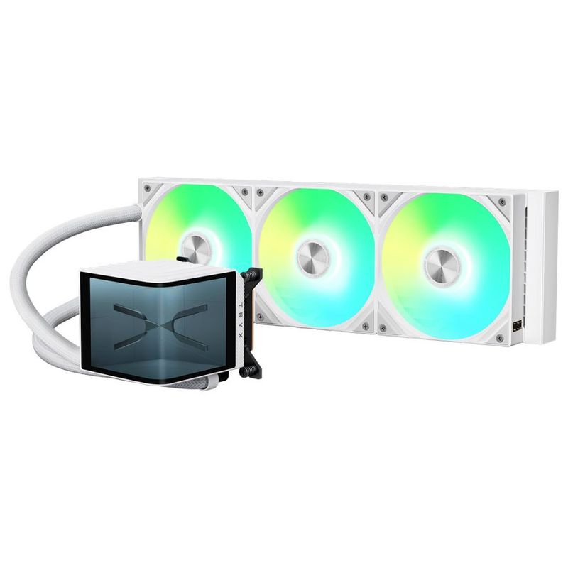 TRYX PANORAMA ARGB 360 Blanc 360mm Refroidisseur Liquide pour Processeur Tout-en