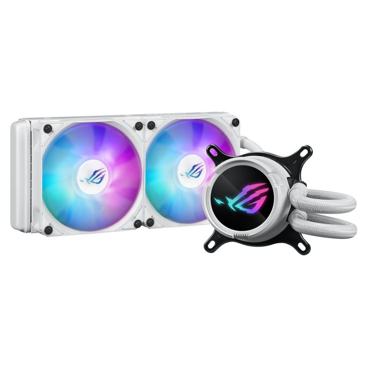 ASUS ROG Strix LC III 240 ARGB White Edition 240mm AIO Liquid CPU Cooler