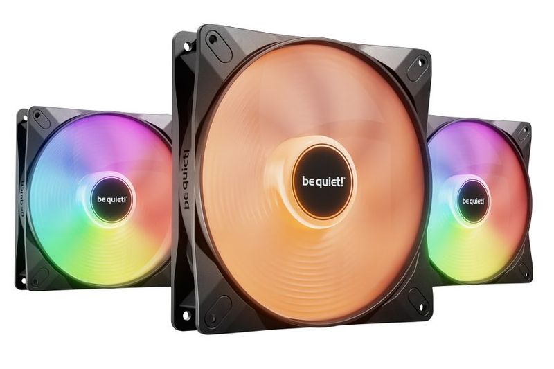 be quiet! Light Wings LX 140mm PWM ARGB 3-Pack Fans (BL127)