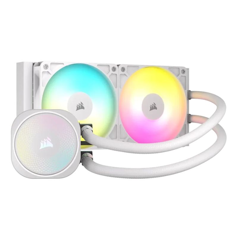 Corsair NAUTILUS 240 RS ARGB Blanc 240mm AIO Liquid CPU Cooler (CW-9060094-WW)