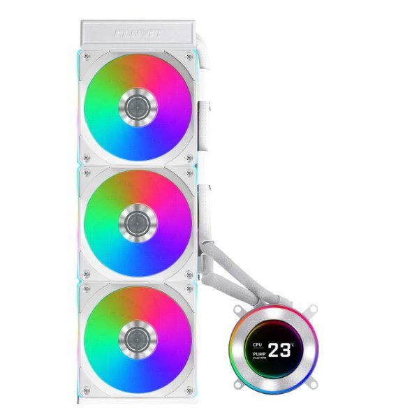 Lian Li Hydroshift II LCD-C 360CL Blanc 360mm Refroidisseur Liquide pour