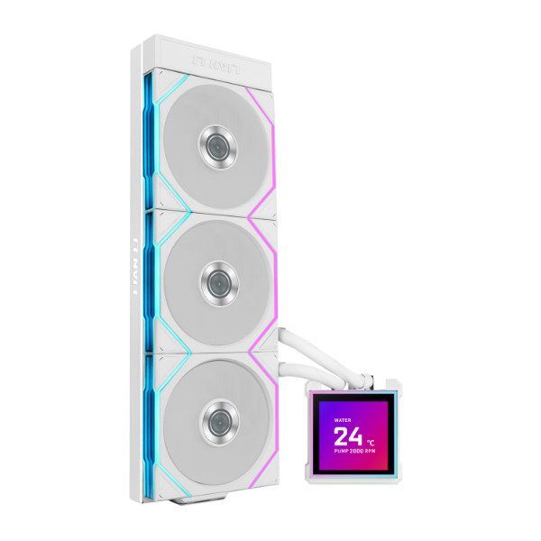 Lian Li Hydroshift II LCD-S 360TL Blanc 360mm Refroidisseur Liquide pour