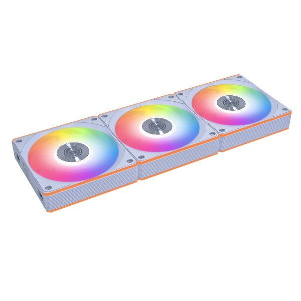 Lian Li UNI FAN CL Wireless Blanc Paquet de 3 avec Contrôleur 120mm ARGB