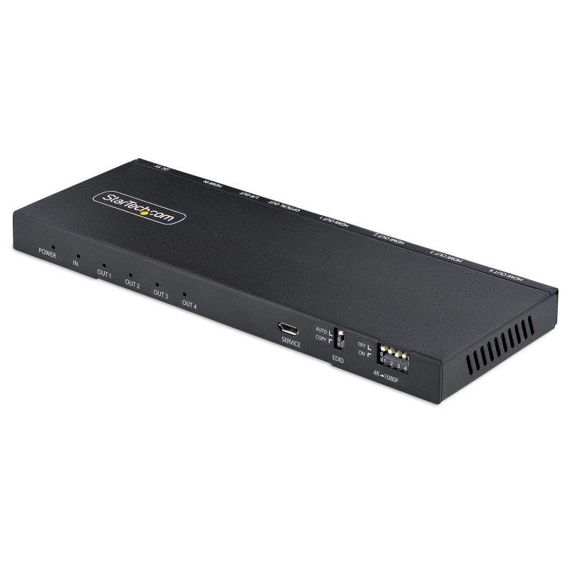 StarTech.com Splitter HDMI 4 Ports - Répartiteur HDMI 4K 60Hz avec Scaler Intégr